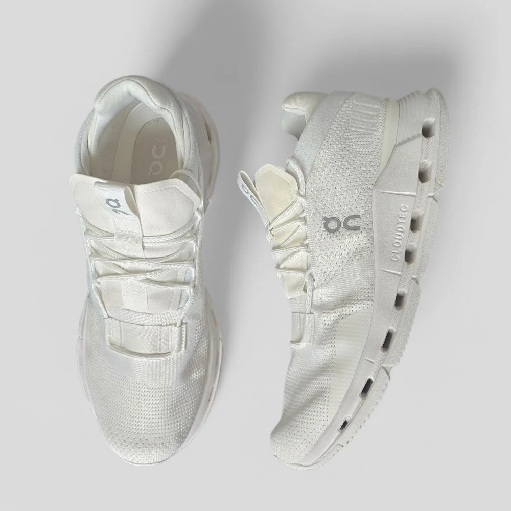 On Running Cloudnova White Sneakers - Picture 3 of 10